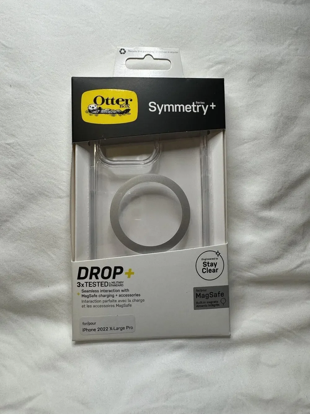 New Clear OtterBox Symmetry+ Series Case Magsafe for iPhone 14 Pro Max 2022 XL